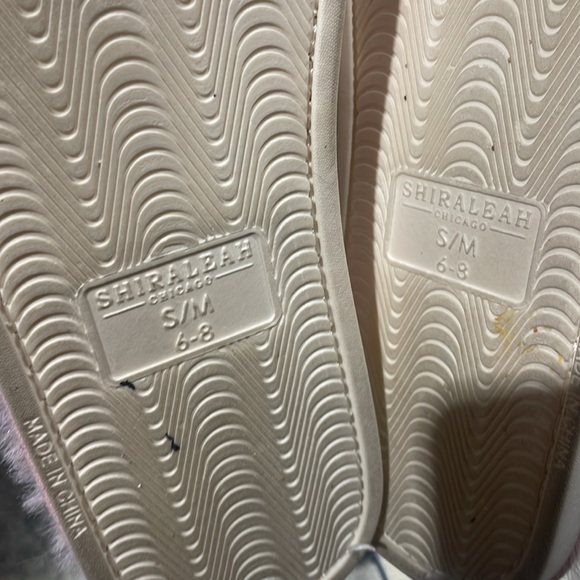 SHIRALEAH- SZ Small 6-8 CARINA Slippers Hot Pink and Light Pinks - Picture 7 of 7